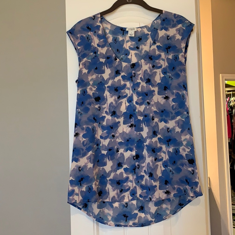 J. Crew Floral Blouse